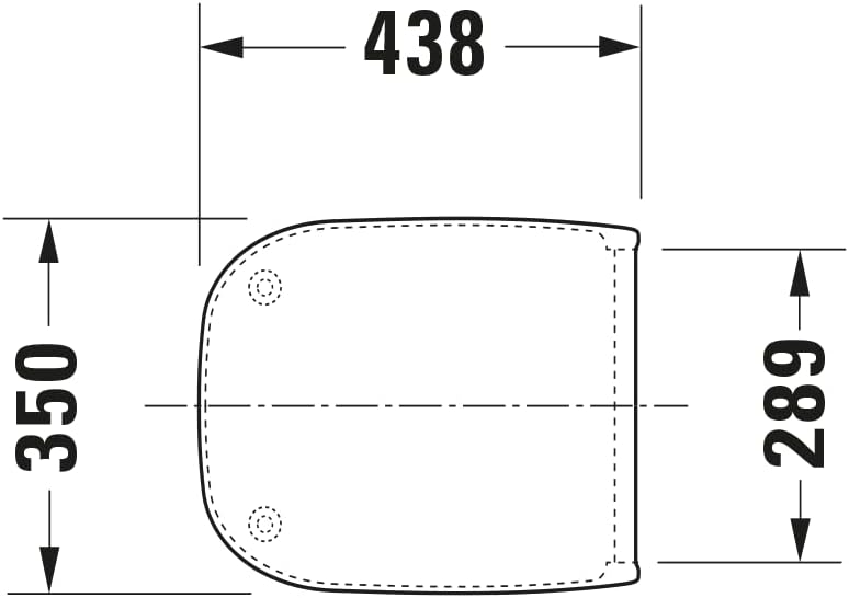 Duravit WC-Sitz D-Code Compact, Toilettendeckel mit Absenkautomatik, Klodeckel aus Urea-Duroplast, m