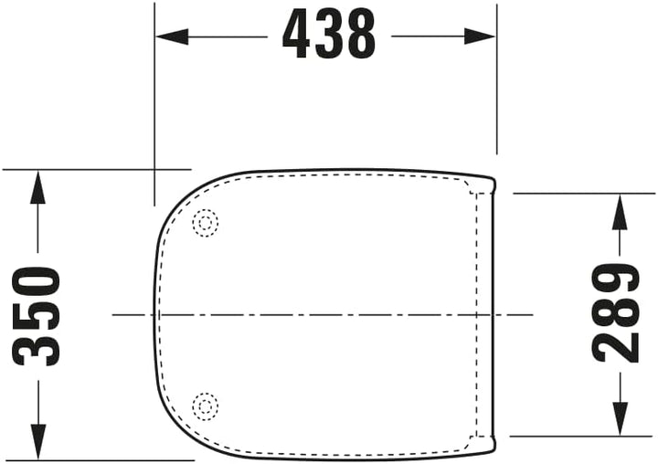 Duravit WC-Sitz D-Code Compact, Toilettendeckel mit Absenkautomatik, Klodeckel aus Urea-Duroplast, m