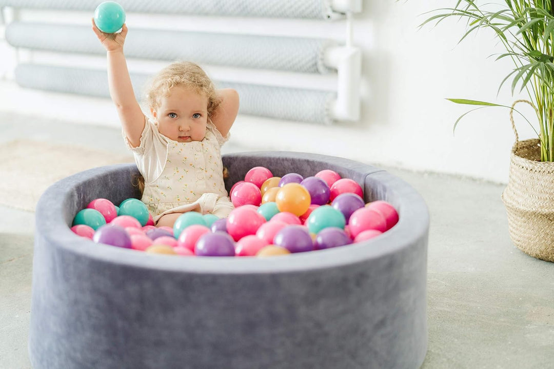 MEOWBABY 200 ∅ 7Cm Kinder Bälle Spielbälle Für Bällebad Baby Plastikbälle Ball Pit Kugelbad Bällchen