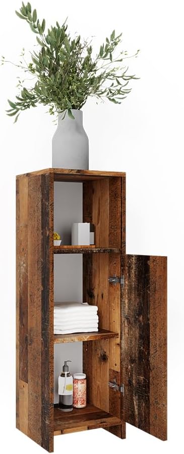 Vicco Midischrank Kiko, Eiche rustikal, 30 x 95 cm Eiche Rustikal 30x95, Eiche Rustikal 30x95