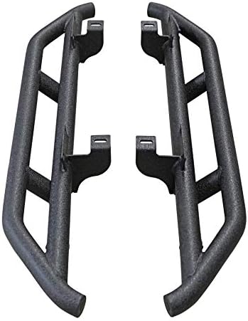 Schwarze Black Rock Slider Rails Trittbretter Schwellerrohre mit Teilegutachen - passend für den 2-T