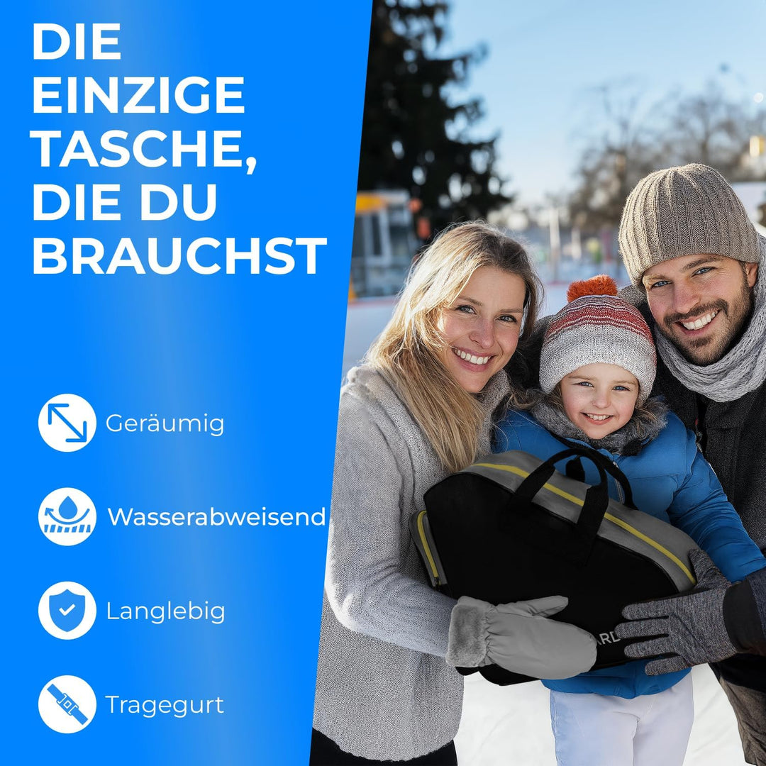 STYNGARD Schlittschuhtasche Damen & Herren Schlittschuhe Tasche - Inlinertasche für Eislaufschuhe un