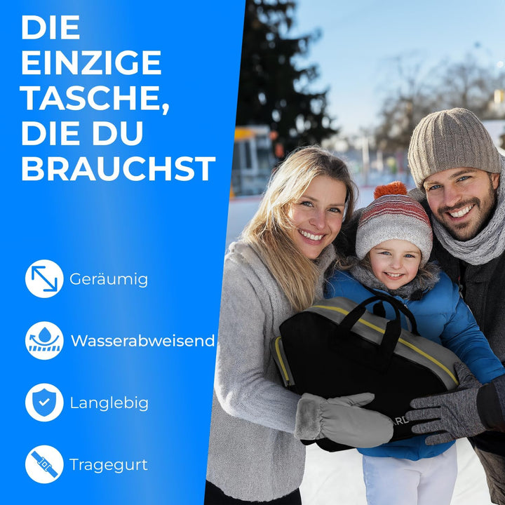 STYNGARD Schlittschuhtasche Damen & Herren Schlittschuhe Tasche - Inlinertasche für Eislaufschuhe un