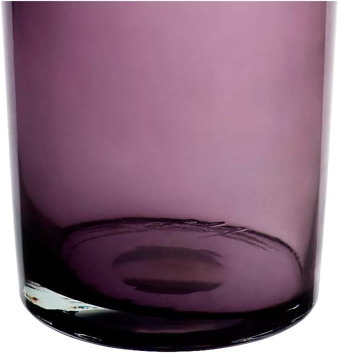 Blumenvase, Bodenvase, Glas Vase Andromeda, violett, 38 cm, moderner Style (Art Glass Powered by Cri