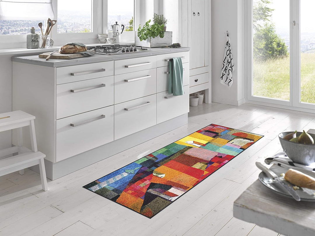 wash+dry Fussmatte, Venetien 60x180 cm, innen und aussen, waschbar 60x180 cm Mehrfarbig, 60x180 cm M