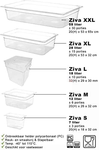 Isolierungsset: Ziva Medium sous-vide Wasserschale + Deckel mit Aussparung + Isolierhüllen 12L