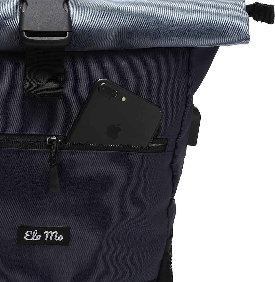 Ela Mo Rucksack Damen Schön, Komfortabel und Durchdacht 18 L (Nightblue), Nightblue