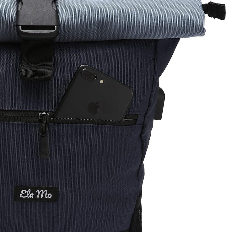 Ela Mo Rucksack Damen Schön, Komfortabel und Durchdacht 18 L (Nightblue), Nightblue