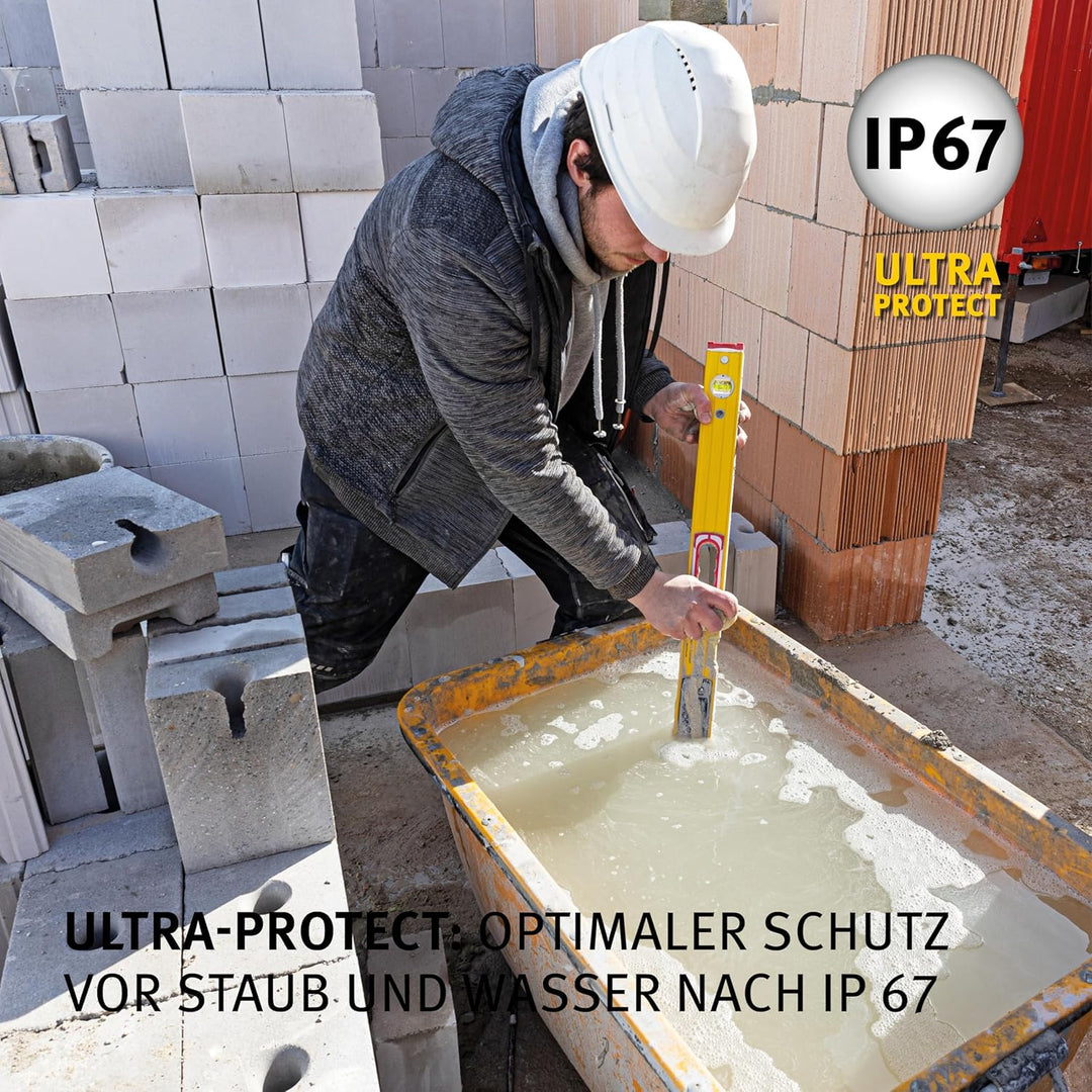 STABILA Digitale Wasserwaage TECH 196 DL, 23 cm, wasser- und staubdicht nach IP 67, 2 Digital-Displa