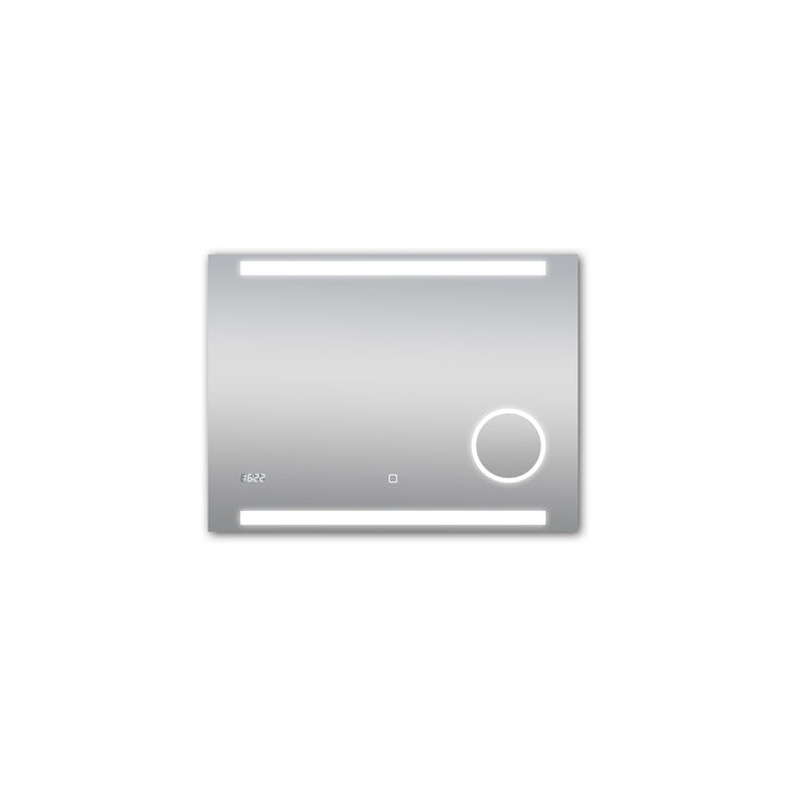 Talos King Badspiegel mit Beleuchtung – LED Badezimmerspiegel 80x60 cm – Wandspiegel mit beleuchtete