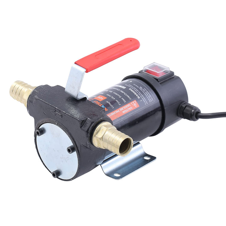 KATSU Diesel Transferpumpe, 175Watt 12 V DC Selbstansaugend, Tragbar, Heizöl für Traktoren Wohnwagen