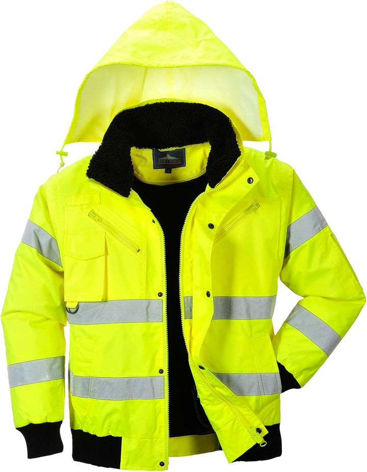 Portwest 3-in-1 Warnschutz-Pilotjacke, Grösse: S, Farbe: Gelb, C467YERS S lemontree, S lemontree