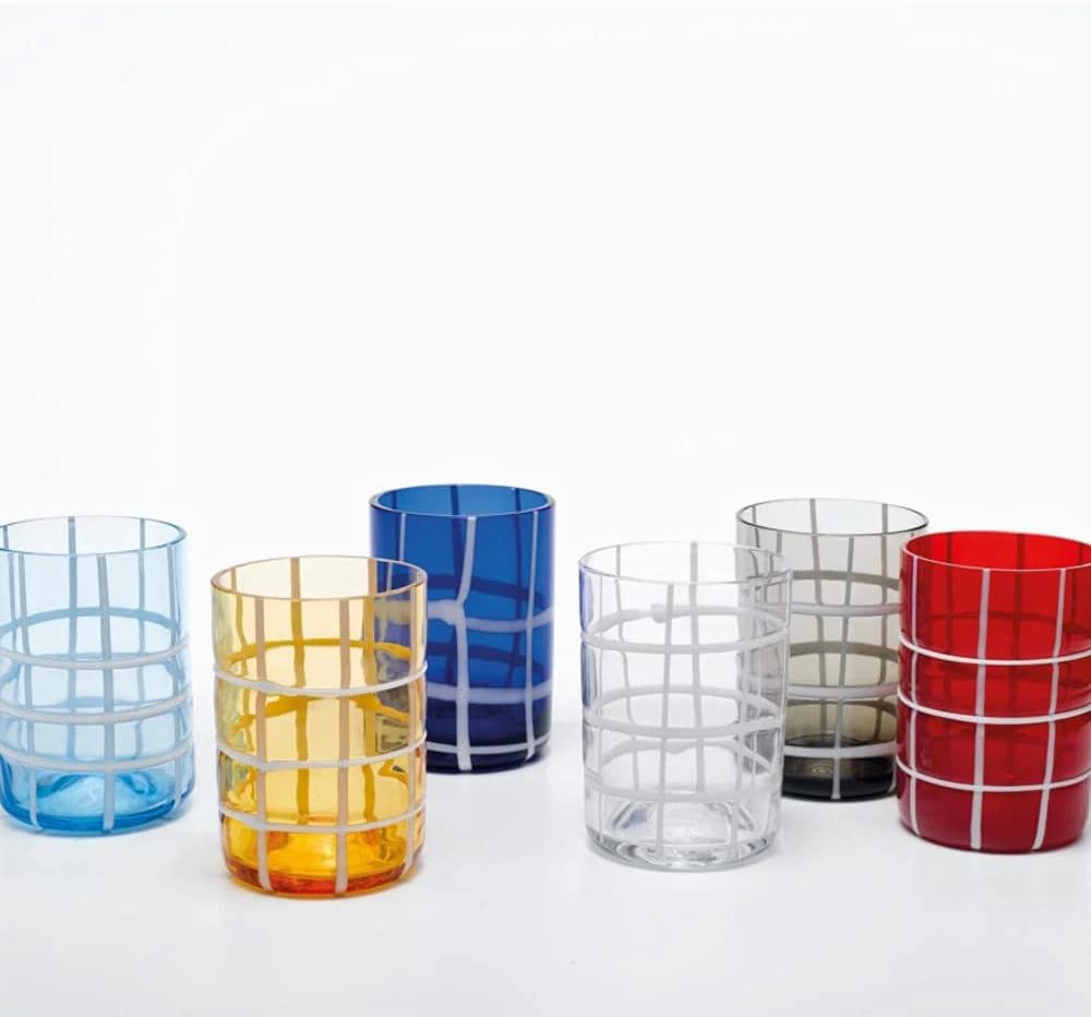 Zafferano Twiddle Tumbler Set 6 Wassergläser