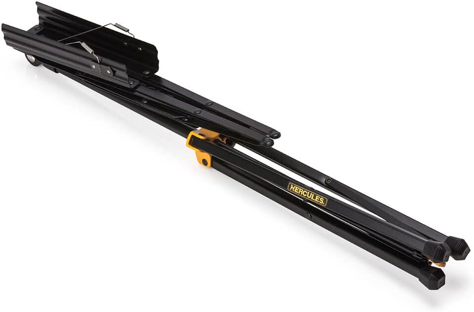 Hercules BS100B Music Stand with EZ Desk, Glide and Angle Roller