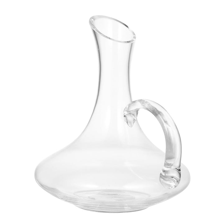MAGICLULU Weindekanter aus Glas mit Griff Klarer Rotweinspender zur Aromaverstärkung als Geschenk zu