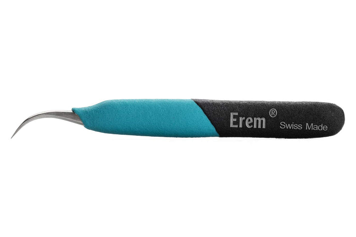 Weller Erem E7SA Ergonomische Präzisionspinzette mit Gebogenen Starken Spitzen