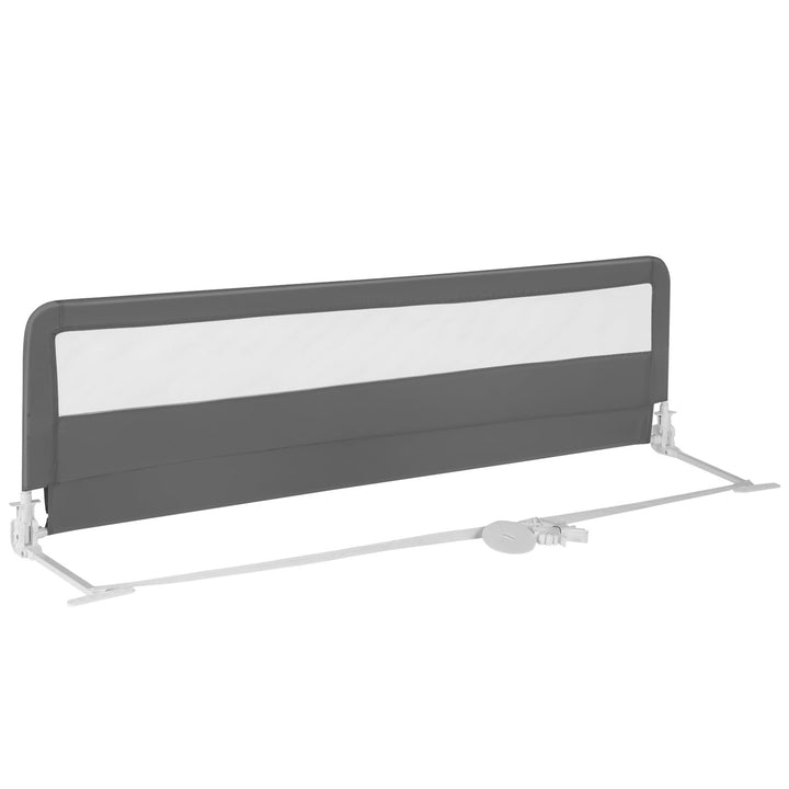 COSTWAY Bettgitter klappbar, 180 cm Lange Bettschutzgitter mit Sicherheitsgurten, Rausfallschutz 180