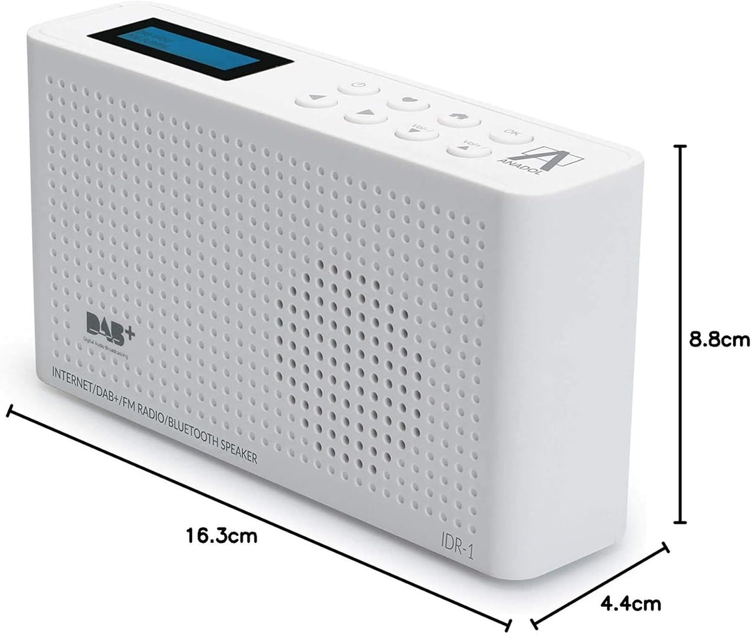 [ Test GUT *] Anadol 4in1 IDR-1 Radio - tragbares Internetradio - DAB DAB+ & FM fähig - Bluetooth La
