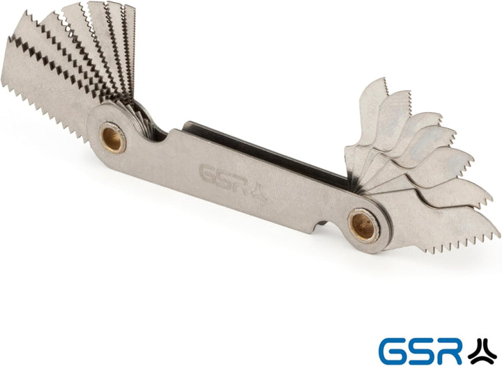 GSR Gewindeschneider Set, 17-teilig, HSSG Gewindebohrer Set, M3-M12, Mit Gewindebohrer-Halter 1/4''