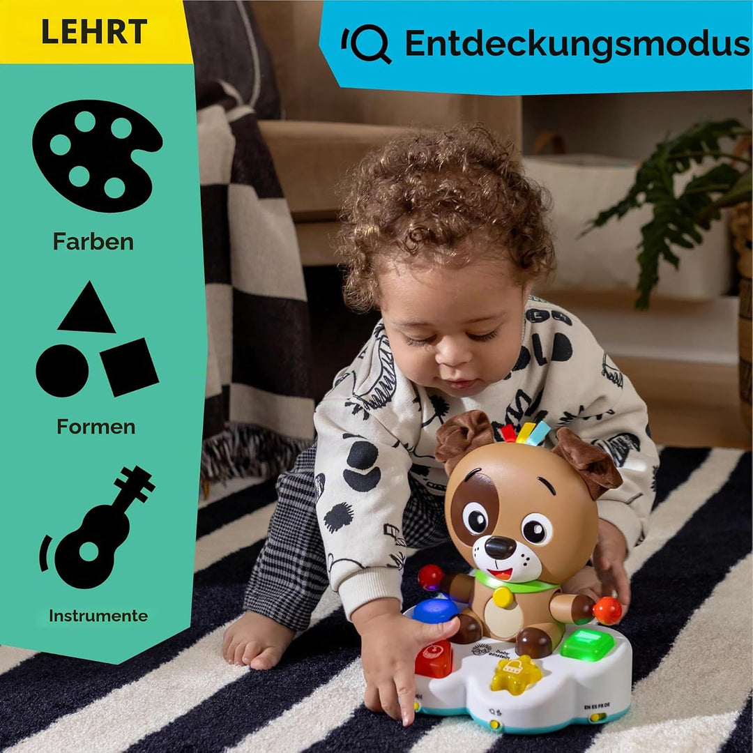 Baby Einstein, Drum &amp; Learn Dean Musikalisches Lernspielzeug, Multisensorisches Babyspielzeug, 2 Spi