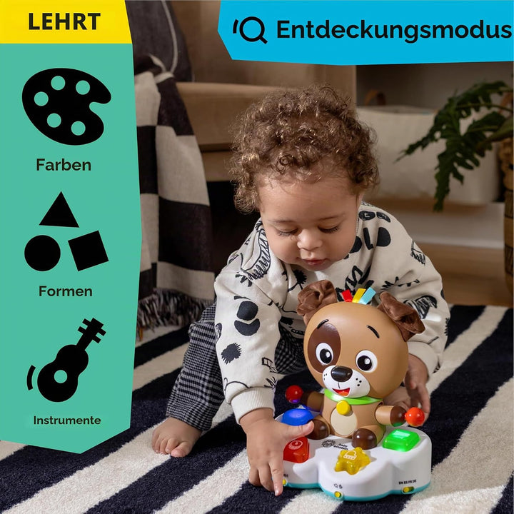 Baby Einstein, Drum &amp; Learn Dean Musikalisches Lernspielzeug, Multisensorisches Babyspielzeug, 2 Spi