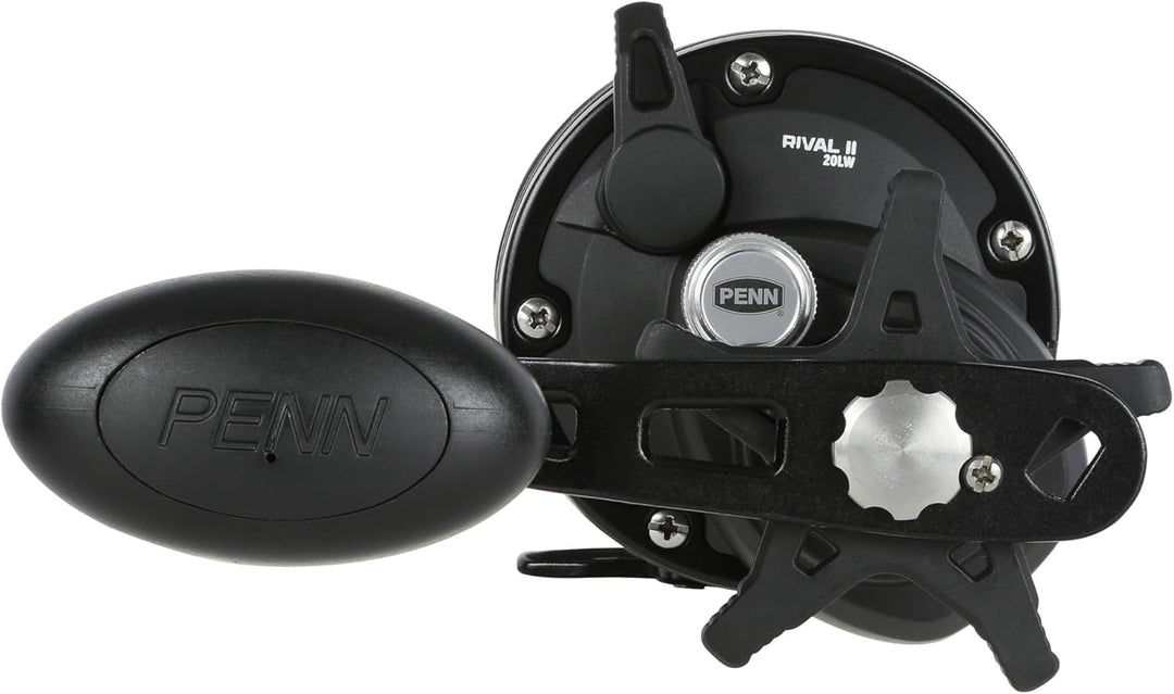 Penn Rival™ II Level Wind Rolle | Allround-Rolle für Salzwasser | Rahmen und Seitenplatten aus Graph