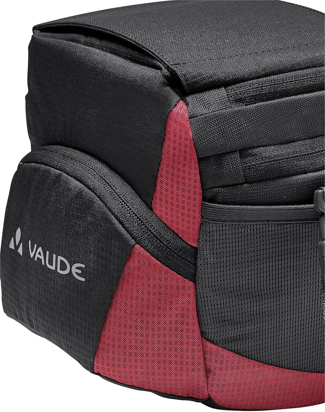 Vaude OnTour Box M (KLICKfix ready) Lenkertaschen Black/Carmine, Black/Carmine