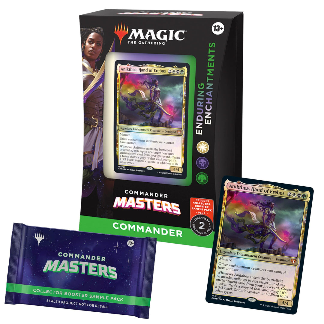 Magic: The Gathering Commander Masters Commander Deck - Enduring Enchantments (2-Card Collector Boos