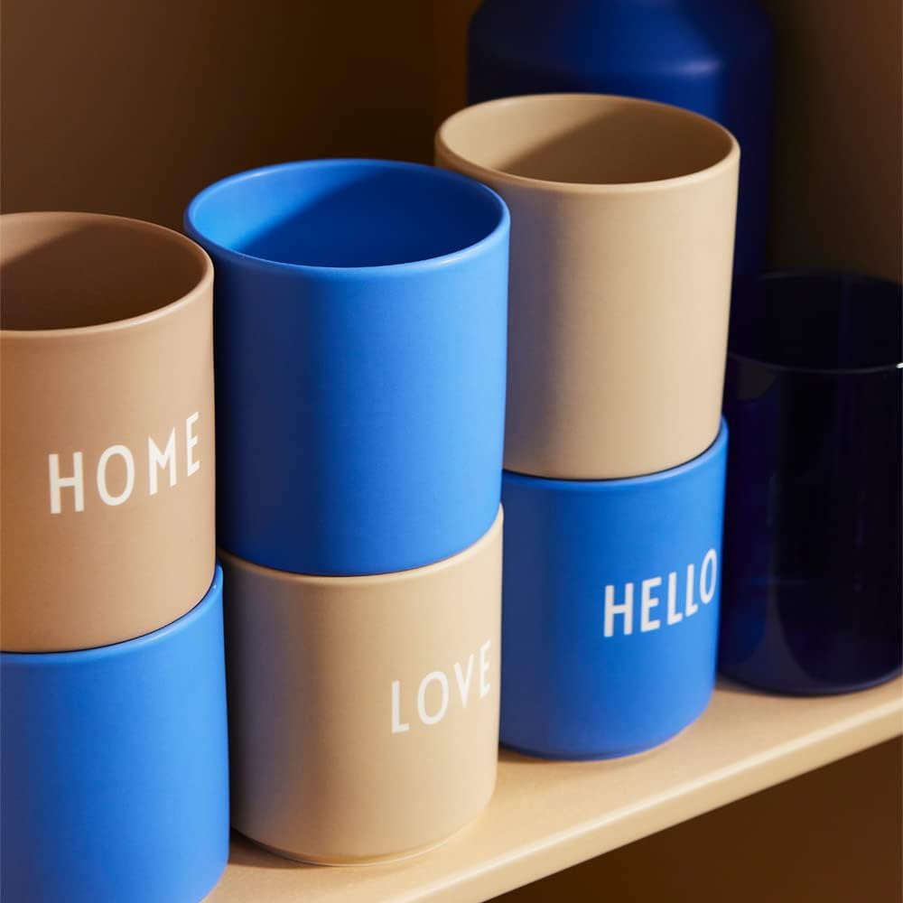 Design Letters Favourite Cup 2 Set Gras-Grün | kaffeebecher Porzellan 250 ml | Espressotassen | Bech