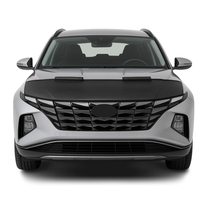 OMAC Haubenbra Steinschlagschutz Bonnet Bra kompatibel mit Hyundai Tucson 2020-2025 Schwarz Halb
