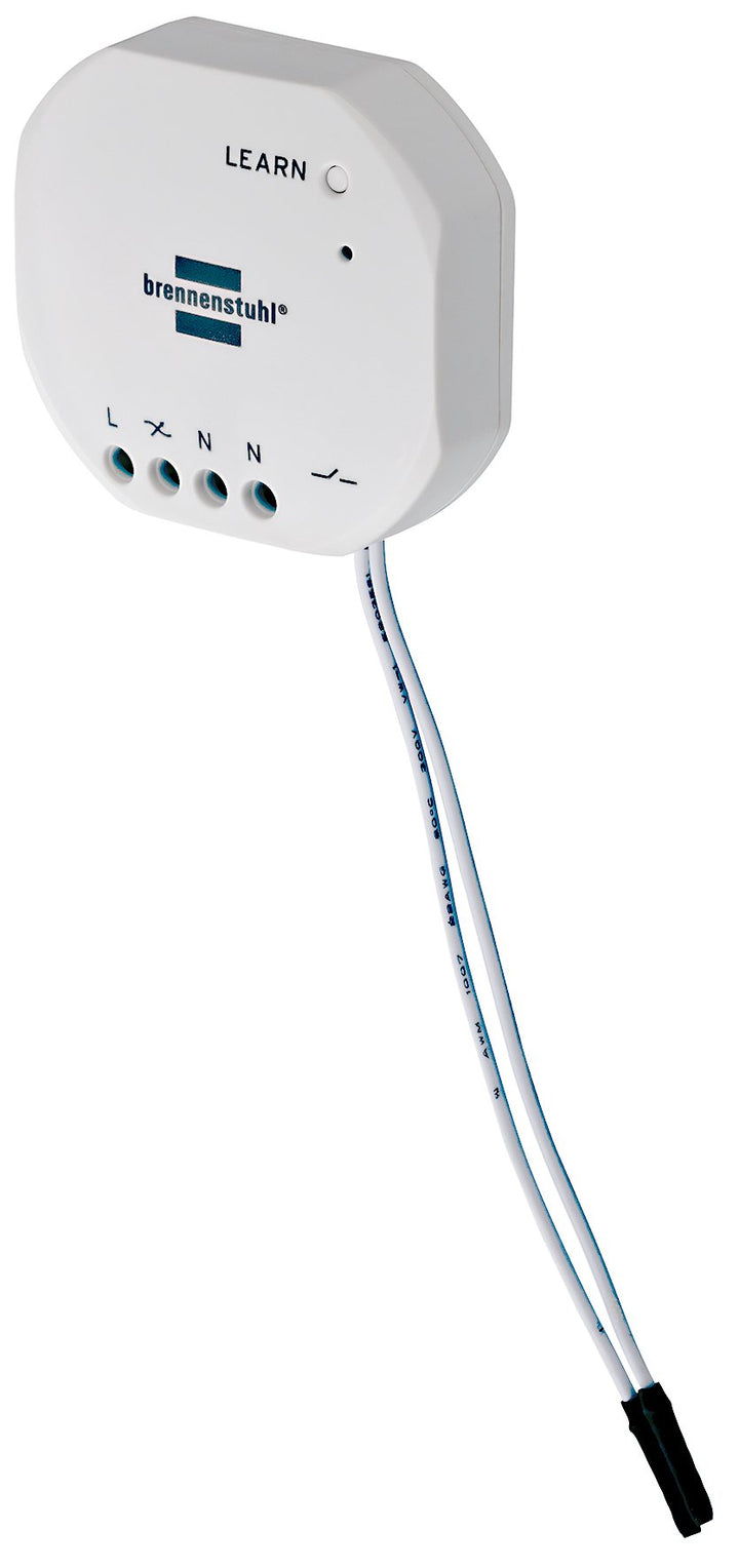 Brennenstuhl BrematicPRO Smart Home Unterputz-Lichtschalter mit Schalteranbindung (Unterputz-Funksch