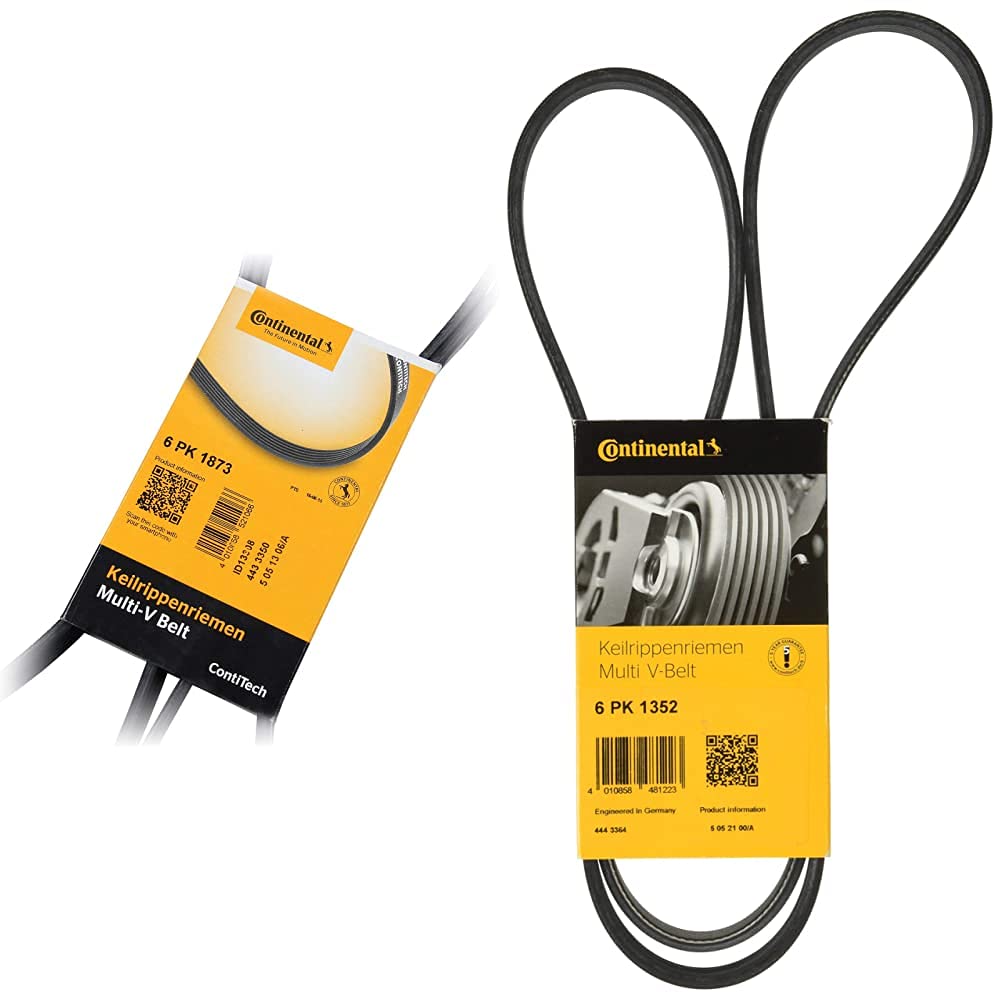 CONTITECH 6PK1873 Keilrippenriemen & VS4443364305 Keilrippenriemen Bundle mit VS4443364305 Keilrippe