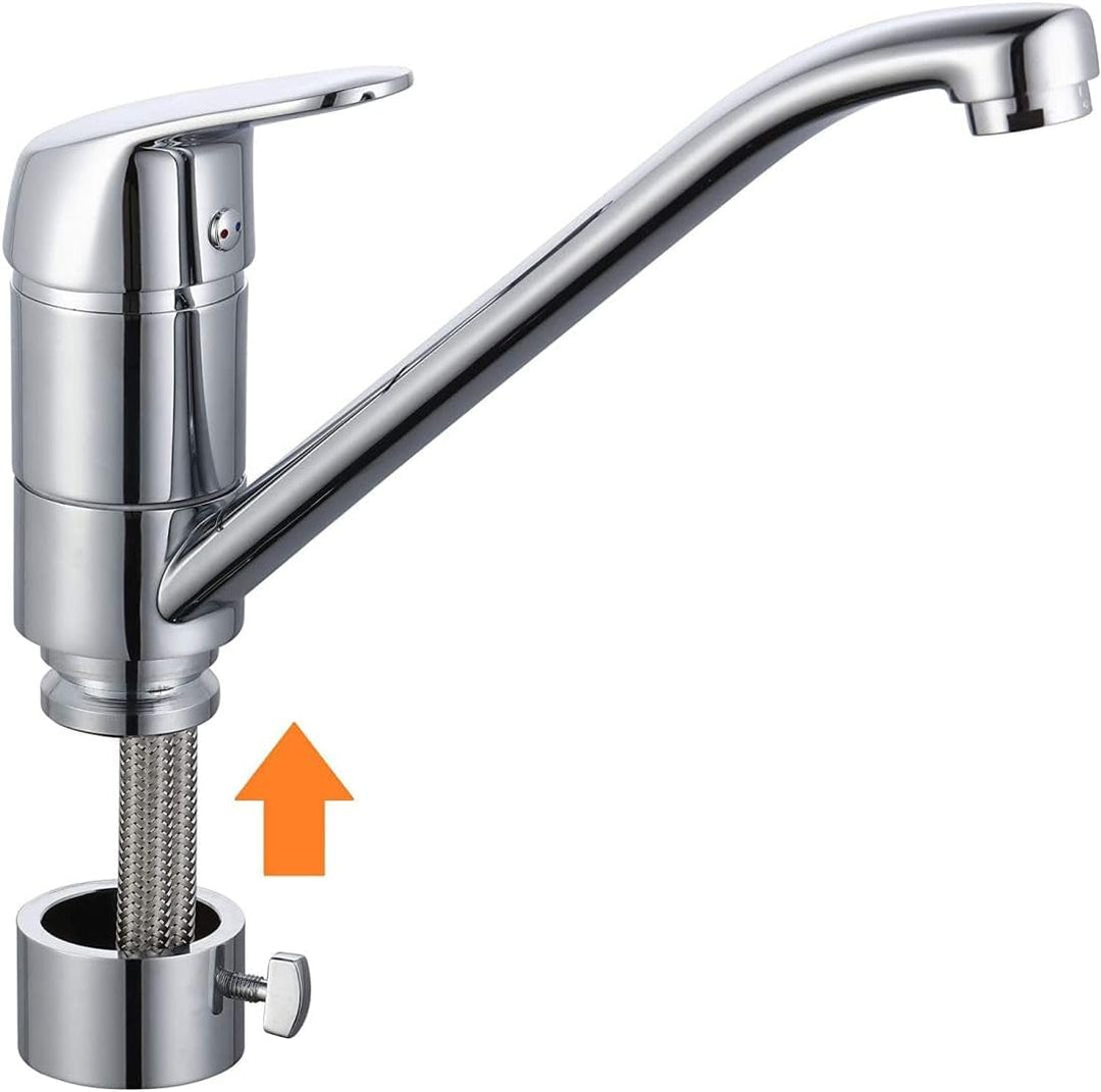 SCHÜTTE MB35210 LUCA abnehmbarer Wasserhahn für die Küche, Spültischarmatur Mischbatterie Unterfenst