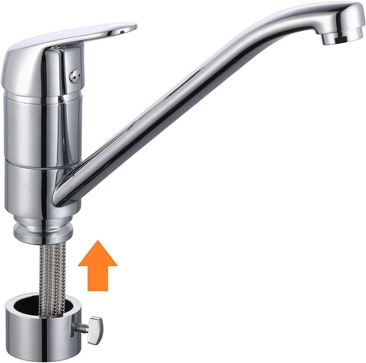 SCHÜTTE MB35210 LUCA abnehmbarer Wasserhahn für die Küche, Spültischarmatur Mischbatterie Unterfenst