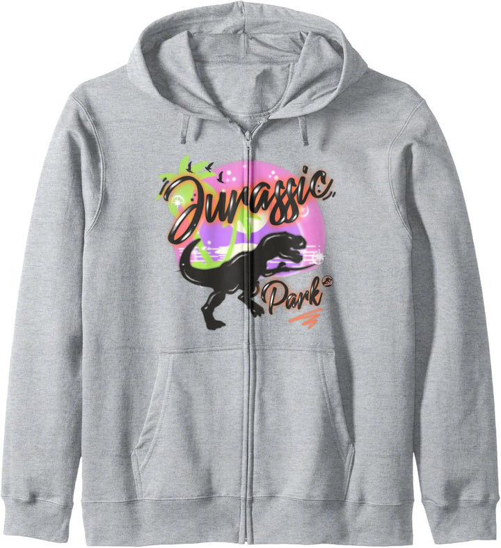 Jurassic Park Airbrush Logo Kapuzenjacke