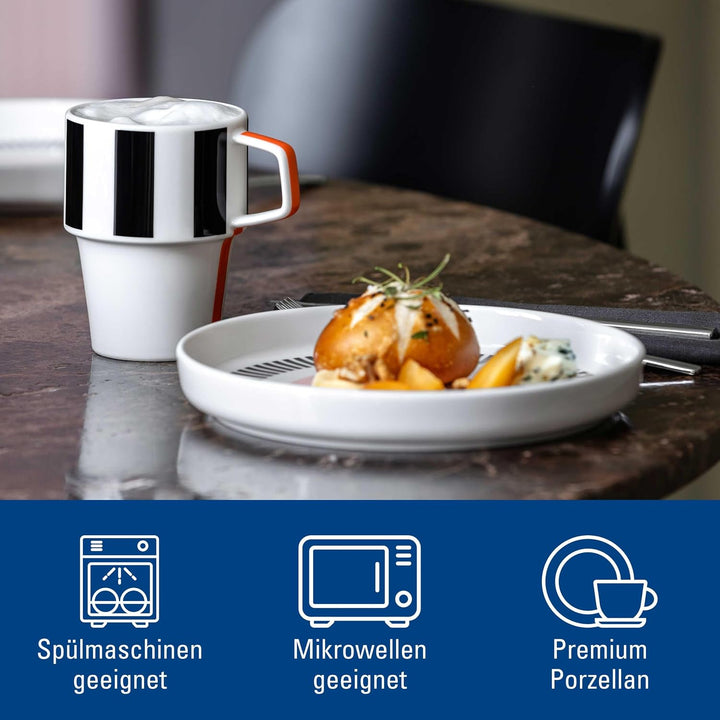 Villeroy & Boch - Memphis Collection Frühstücksteller 21 cm Bunt, Spülmaschinenfest, Mikrowellensich