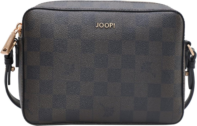 Joop! - cortina piazza cloe Schultertasche für Damen, kleine Umhängetasche in Dunkelbraun, formschön