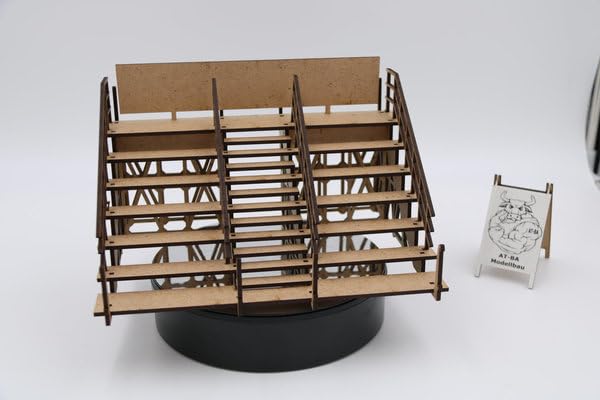 AT-BA Modellbau 220005 Slotcar-Tribüne kurz
