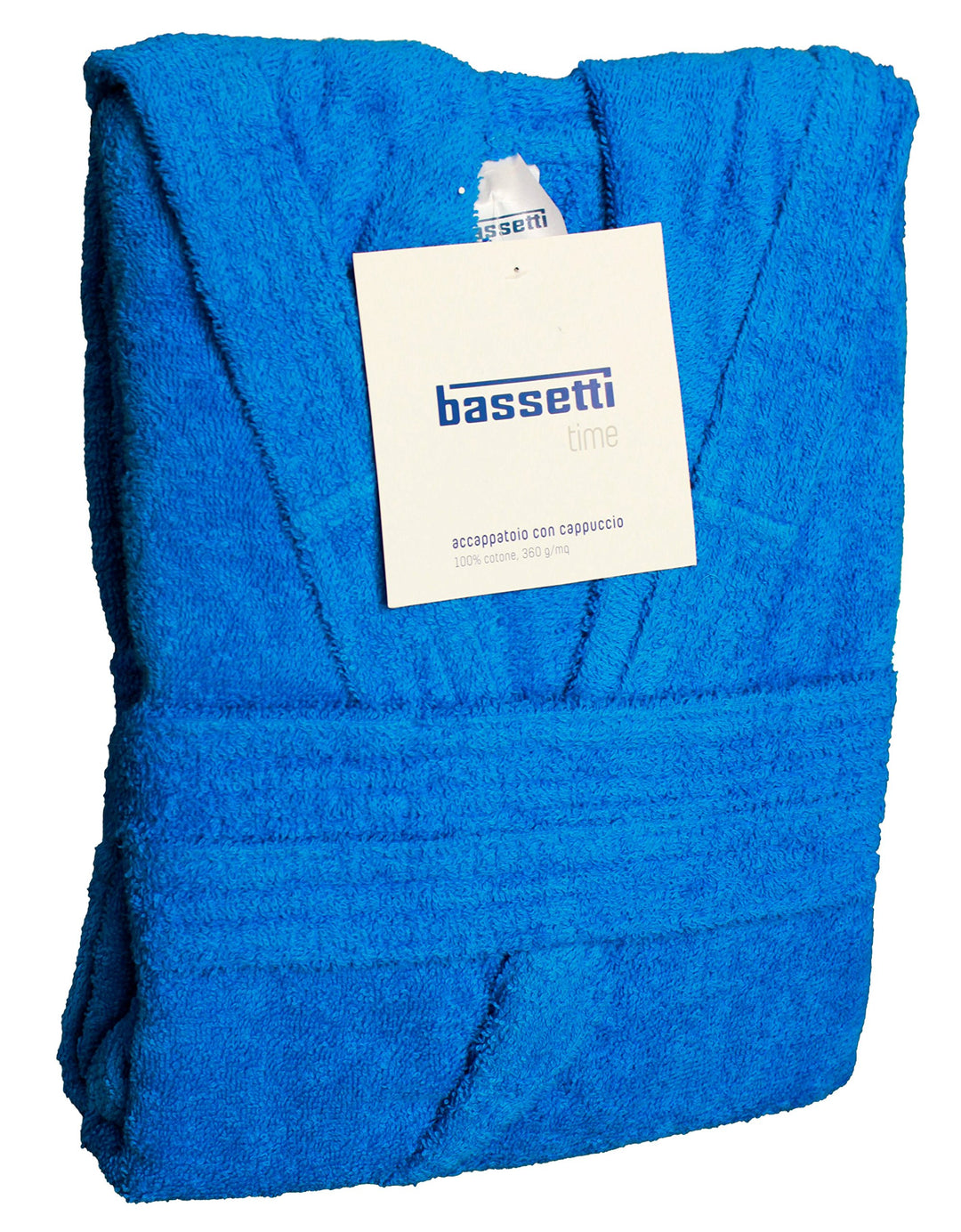 Bassetti Dream Bademantel für Kinder, mit Kapuze, Grössen für 5 bis 12 Jahre, aus reinem Baumwollfro