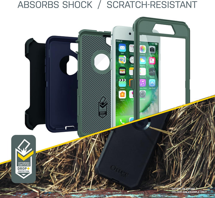 OtterBox Defender Hülle für iPhone 7/8/SE 2. gen/SE 3. gen, stossfest, sturzsicher, ultra-robust, sc
