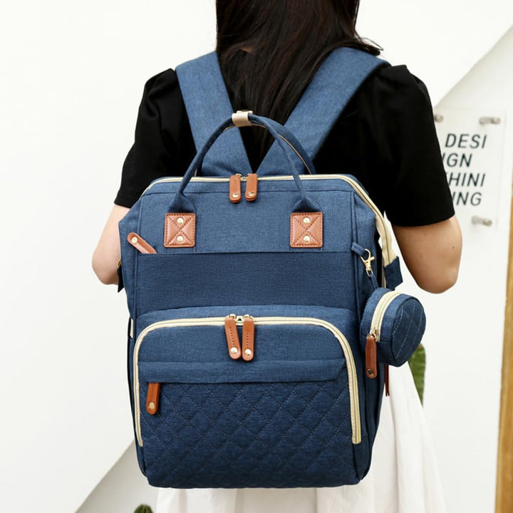 Fexkean Wickeltasche Rucksack Baby Wickelrucksäcke mit Grosser Kapazität Tragbare Reisewindeltasche