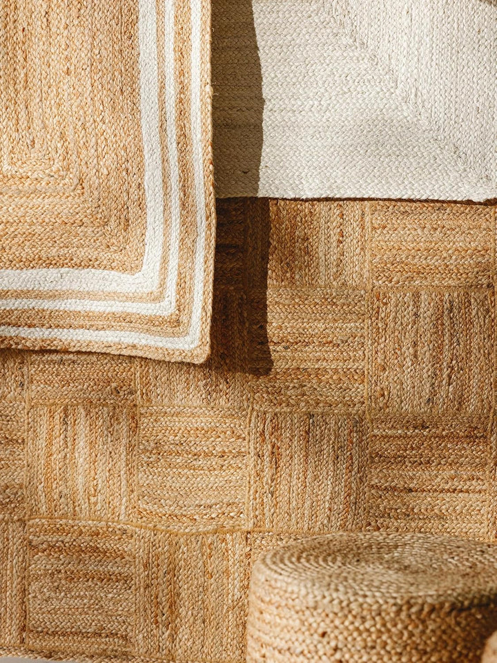 benuta NATURALS Juteteppich Jutta Hellbraun 160x230 cm - Moderner Teppich für Wohnzimmer, 4053894838