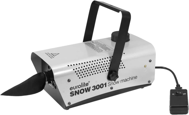 EUROLITE Set Snow 3001 Schneemaschine + Schneefluid 1l | Kraftvolle Mini-Schneemaschine inklusive 1l