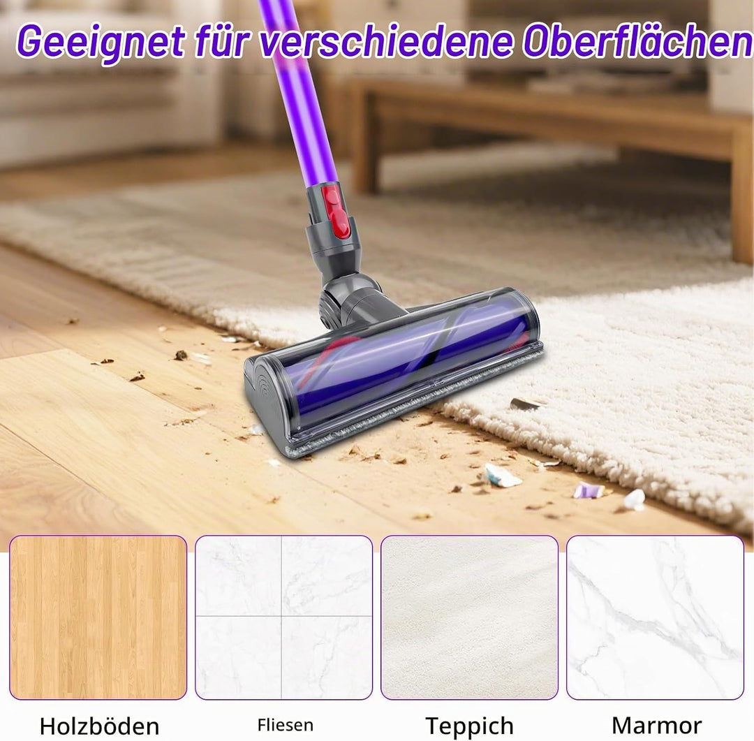 Elektrische Bürste, Ersatzteil Direktantrieb Reiniger Kopf Turbine Bodendüse Kompatibel mit Dyson V7