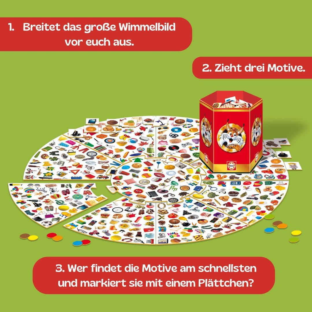 Educa - Spiel Schlaufuchs Familie | Kinderspiel | Kartenspiel | Spass für die ganze Familie | Kinder