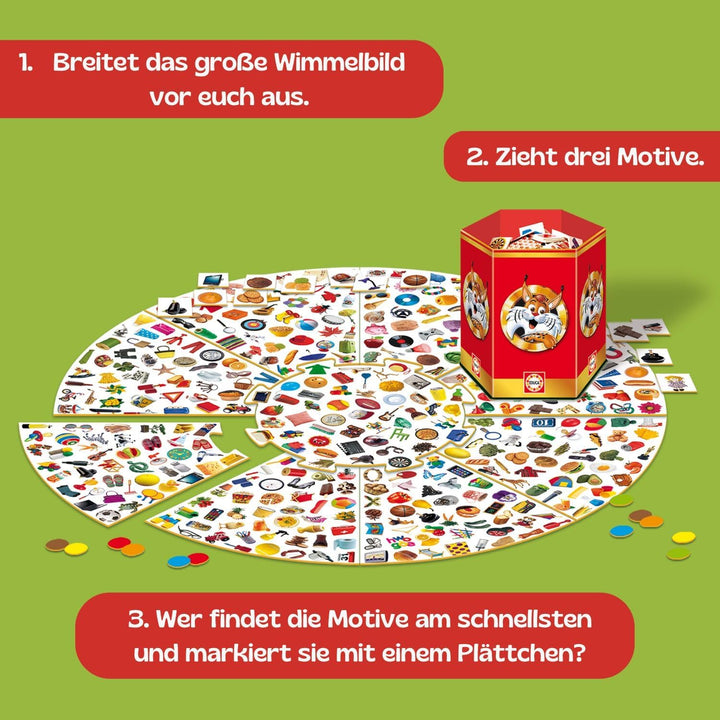Educa - Spiel Schlaufuchs Familie | Kinderspiel | Kartenspiel | Spass für die ganze Familie | Kinder