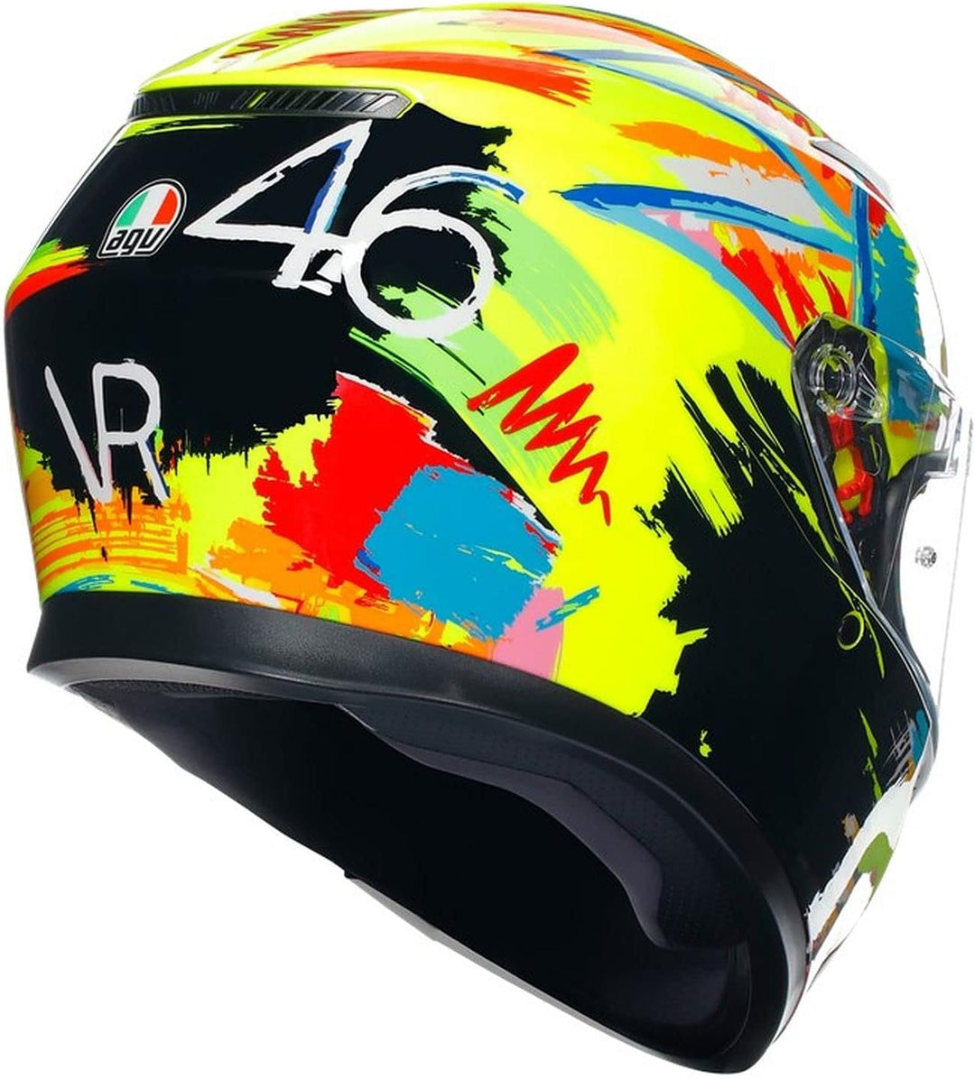 AGV K3 Rossi Winter Test 2019 Integralhelm (gelb/schwarz/blau) XS (53), XS (53)