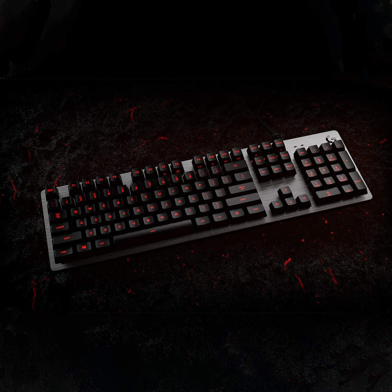 Logitech G413 Mechanische Gaming-Tastatur, Taktile Romer-G Switches, Gebürstetes Aluminiumgehäuse, P