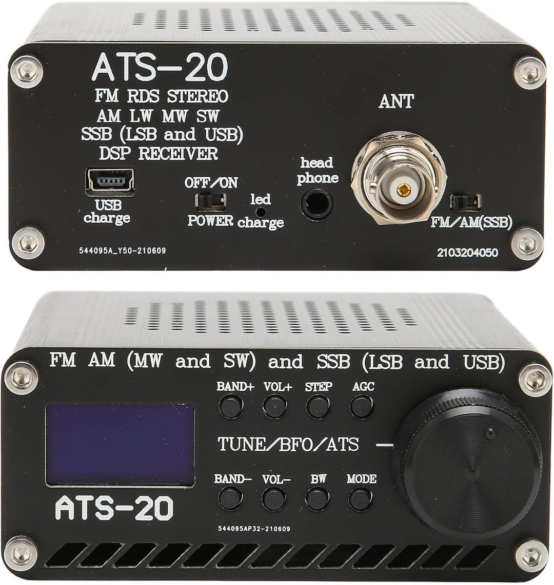 AM FM Kurzwellenradio, MW SW SSB Allband-Funkempfänger Batteriebetriebenes Tragbares Reiseradio für