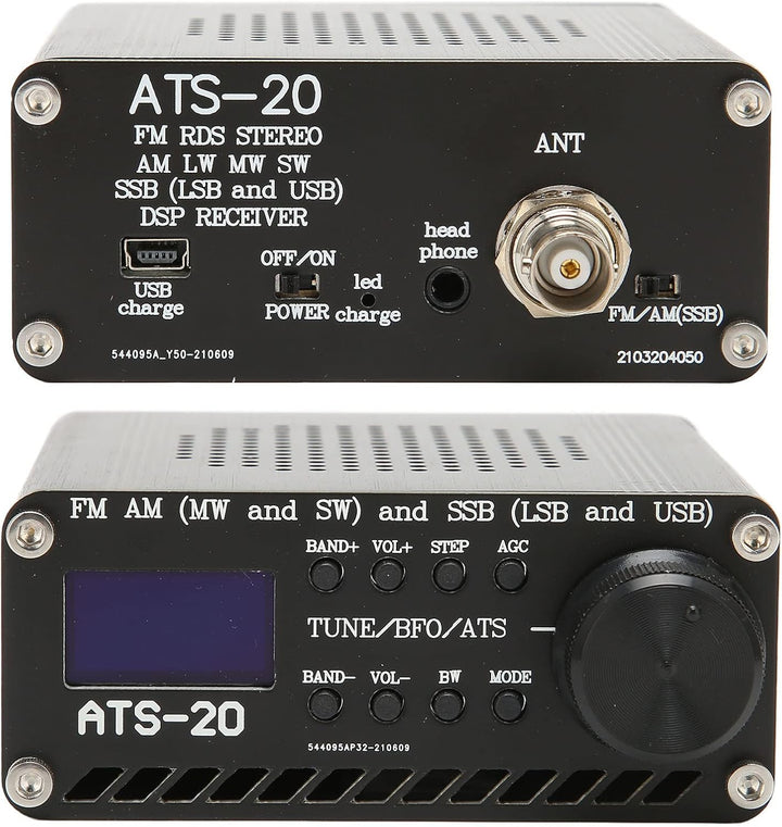 AM FM Kurzwellenradio, MW SW SSB Allband-Funkempfänger Batteriebetriebenes Tragbares Reiseradio für